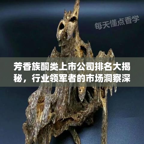 芳香族酮类上市公司排名大揭秘，行业领军者的市场洞察深度解读