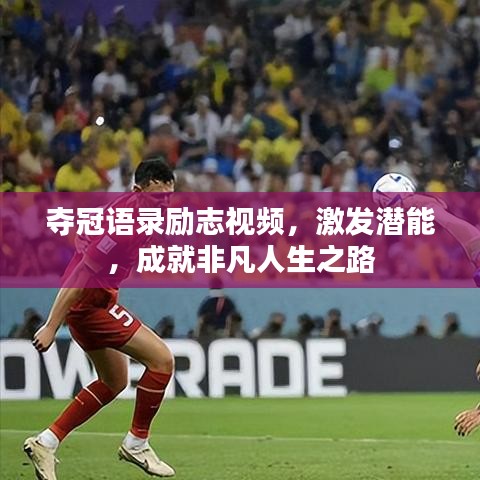 夺冠语录励志视频，激发潜能，成就非凡人生之路