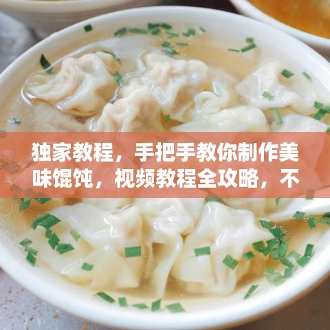 独家教程，手把手教你制作美味馄饨，视频教程全攻略，不容错过！