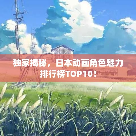 独家揭秘，日本动画角色魅力排行榜TOP10！
