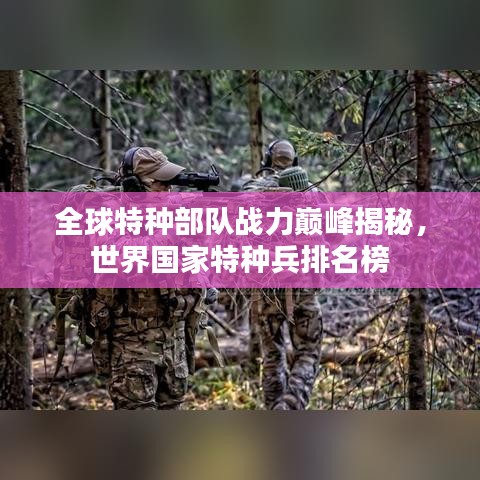 全球特种部队战力巅峰揭秘，世界国家特种兵排名榜