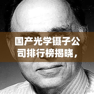 国产光学镊子公司排行榜揭晓，探索中国光学科技新星力量