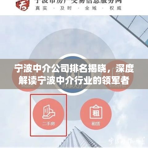 宁波中介公司排名揭晓，深度解读宁波中介行业的领军者